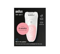 Braun Silk 5-516 Epilator Wet & Dry Electric Cordless Hair Remover Tweezer-Pink