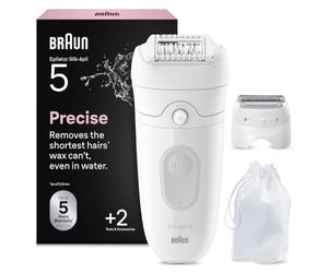 Braun SE5041 Silk Epil 5 Women's Hair Removal Epilator, White