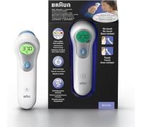 Braun BNT300WE digital body thermometer Remote sensing thermometer White Forehead Buttons