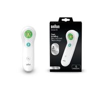 Braun BNT300WE digital body thermometer Remote sensing thermometer White Forehead Buttons