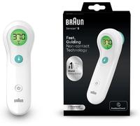 Braun BNT300WE digital body thermometer Remote sensing thermometer White Forehead Buttons