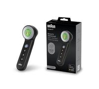 Braun Sensian 7 Forehead non-contact thermometer Black | Age Precision Technology | 3-in1 | Colour-Coded Digital Display | Baby and Child Friendly | #1 Brand among doctors1 | BNT400