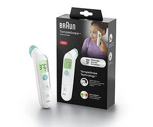 Braun Sensian Swipe 5 Temple thermometer | #1 Brand among doctors1 | TempleSwipe Technology |Colour-Coded Digital Display | Baby and Child Friendly | 3-Sec Results | BST200