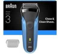 BRAUN Series 3 310s Electric Wet & Dry Shaver - Black & Blue, Black