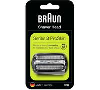 Braun Series 3 32B Electric Shaver Head Replacement - Black COM32B