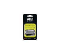 Braun Series 3 32S Electric Shaver Head Replacement - Silver - Compatible with Series 3 ProSkin Shavers