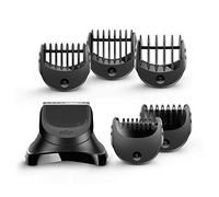 Braun Series 3 Beard Trimmer Head +5 Combs, Turn Your Shaver Into A Styler or Trimmer, Compatible with New & Old Generation Series 3, BT32, Black