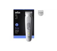BRAUN Series 3 BRABG3500 Wet & Dry Body Groomer - Grey, Silver/Grey