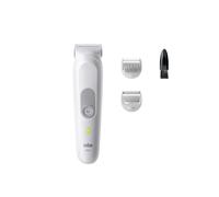 Braun Bodygroomer Series 3, +3 Accessories, Extra Skin Protection, 80 Min Battery Life, Gentle Shaving & Trimming, Waterproof, BG3530, Grey