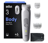 Braun Series 3 Body Groomer for Men, Pubic & Body Hair Trimmer, Waterproof Elect