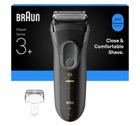 Braun Series 3+ 3000S Electric Shaver, Dry - Grey