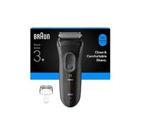 Braun Series 3+ 3000S Electric Shaver, Dry - Grey