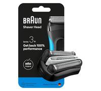 Braun Series 3+ Electric Shaver ORIGINAL Replacement Head, Get Back 100% Shaving Performance, Compatible with Series 3+ and Series 3 ProSkin Shavers, Made in Germany, 32B