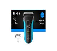 Braun Series 3+ Electric Shaver, Precision Trimmer, Wet & Dry, 3040S, One Colour, Men One Colour