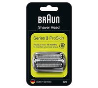 Braun Series 3 Electric Shaver Replacement Head, Easily Attach Your New Shaver Head, Compatible with All Series 3 ProSkin Electric Shavers, 32S, Silver