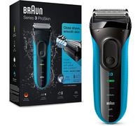 Braun Series 3 3010 Wet & Dry Foil shaver Trimmer Black, Blue