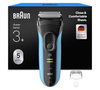 Braun Series 3 ProSkin Electric Shaver, Rechargeable and Cordless Wet & Dry Electric Razor for Men with Pop Up Precision Trimmer, 3040s, Black/Blue