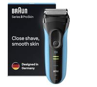 Braun Series 3 ProSkin Electric Shaver, Electric Razor for Men with Pop Up Precision Trimmer, Black/Blue Razor, Pack of 1