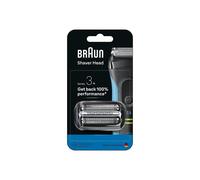 BRAUN Series 3+ Razor Head - 2 Grids - MicroComb Comb - 100% Made in Germany