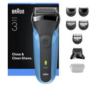 Braun Series 3 Shave&Style 310BT Electric Shaver, Wet & Dry Razor for Men - Black/Blue