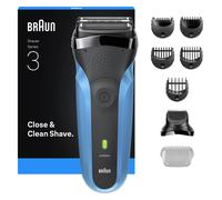 Braun Series 3 Shave&Style 310BT Electric Shaver, Wet & Dry Razor for Men, Black/Blue, Top Gift Picks, Valentine's Gift
