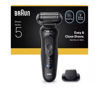 Braun Series 5 Electric Shaver, Up to 50 min, +1 Attachment, 52-N1200S, Black, Black