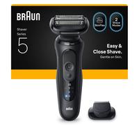 Braun Series 5 52-N1200S Electric Shaver, Up to 50 min, +1 Attachment - Black