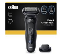 Braun Series 5 Electric Shaver, Up to 50 min, +1 Attachment, 52-N1200S, Black, Black