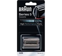 Braun Series 5 Electric Shaver Head ORIGINAL Replacement Cassette, Easily Attach Your New Shaver Head, Compatible With All Series 5 Electric Shavers, 52B, Black