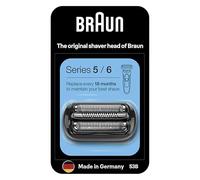 Braun Series 5 Electric Shaver ORIGINAL Replacement Head, Easily Attach Your New Shaver Head, Compatible With All New Generation Series 5/6 Electric Shavers, 53B, Black