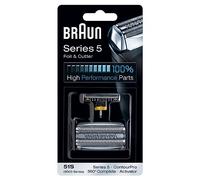 Braun Series 5 Electric Shaver Replacement Head, Easily Attach Your New Shaver Head, Compatible All Old Generation Series 5 Electric Shavers, 51S, Silver