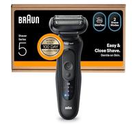 Braun Series 5 Electric Shaver, Up to 50 min, Cordless, Wet & Dry Razor for Men, 100% Waterproof, 52-N1000SI, Black