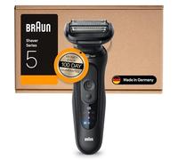 Braun Series 5 Electric Shaver, Up to 50 min, Cordless, Wet & Dry Razor for Men, 100% Waterproof, 52-N1000SI, Black