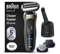 Braun Series 7 72-C7650cc Foil shaver Trimmer Black, Brown