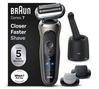 Braun Series 7 72-C7650cc Foil shaver Trimmer Black, Brown