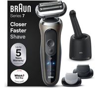 BRAUN Series 7 72-C7650CC Wet & Dry Foil Shaver & 4-in-1 SmartCare Centre - Gold, Gold