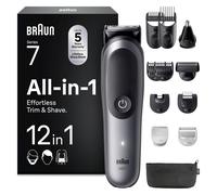 Braun Series 7 All-in-One Grooming Kit for Men, AIO7545, Grey -