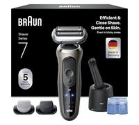 Braun Series 7 72-C7650cc Foil shaver Trimmer Black, Brown