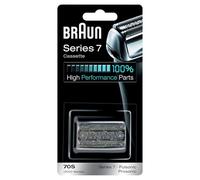 Braun Series 7 Electric Shaver Head ORIGINAL Replacement Cassette, Easily Attach Your New Shaver Head, Compatible with Generation Series 7, 70S, Silver