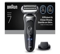 Braun Series 7 Electric Shaver, Up to 60 min, Precision Trimmer Attachment, Cordless, Wet & Dry Razor for Men, 100% Waterproof, 72-G1200S, Grey