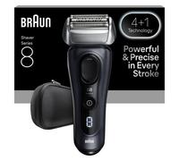 Braun Series 8 Electric Shaver, SensoAdapt for any Beard Density, Wet & Dry Razor for Men, 8603S, Grey