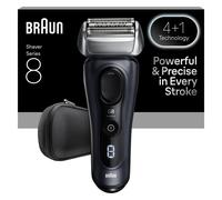 BRAUN Series 8 8603S Wet & Dry Electric Shaver for Men, 4+1 Precision Head & Trimmer, Up to 60-min Cordless Run Time, SensoAdapt for any Beard Density, 100% Waterproof