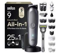 Braun Series 9 All-in-One Grooming Kit for Men, 25-Piece, Grey, AIO956
