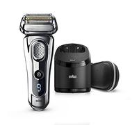 Braun Series 9 Men's Electric Foil Shaver with Clean and Renew Charger Rechargeable/Cordless Razor and Premium Travel Case