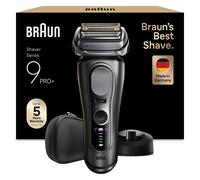 Braun Series 9 PRO+ Electric Shaver, 5+1 Ultra Thin Precision Blades, Pro SensoAdapt, Up to 60 min, Charging Stand, Wet & Dry Razor for Men, 9615S, Graphite