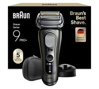 Braun Series 9 PRO+ Electric Shaver, 5+1 Ultra Thin Precision Blades, Pro SensoAdapt, Up to 60 min, Charging Stand, Wet & Dry Razor for Men, 9615S, Graphite