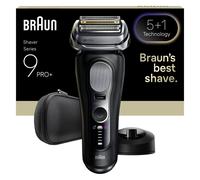Braun Series 9 PRO+ Electric Shaver, 5+1 Ultra Thin Precision Blades, Pro SensoAdapt, Up to 60 min, Charging Stand, Wet & Dry Razor for Men, 9610S, Black