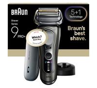 Braun Series 9 PRO+ Electric Shaver, Wet & Dry Razor for Men with 5+1 Ultra Thin Precision Blades, Pro SensoAdapt, Up to 60 min, PowerCase, Charging Stand, (Model 9625S), Graphite