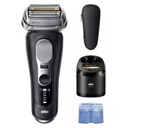 Braun Series 9 PRO+ Men's Electric Shaver, 5+1 Ultra Thin Precision Blades, Pro-SensoAdapt, Razor with 60 Minutes Battery, 6-in-1 SmartCare Center, Wet and Dry Razor - 9660cc, Black