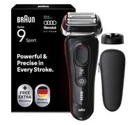 Braun Series 9 Sport Electric Shaver with 4+1 Precision Head & Trimmer, SensoAdapt for Any Beard Density, Up to 60 min, Wet & Dry, 9110si, Black